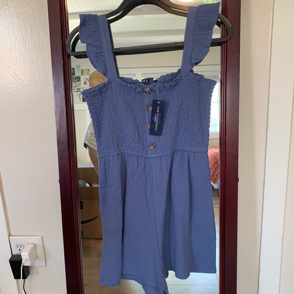 Brand new blue romper